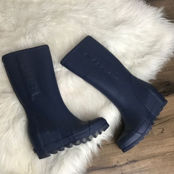 Sorel Shoes - Sorel Joan Rain Wedge Tall Boot New